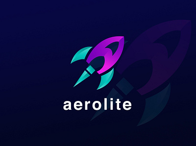 Aerolite Logo Branding branding branding and identity branding concept business logo company logo gradient gradient design gradient icon graphicdesign illustration logo logodesign logotype rocketship