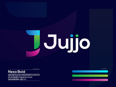 Jujjo Logo Branding Identity app awesome logo branding colorful creative design design fashion brand graphicdesign gredient icon illustration j letter j logo logo logodesign logos logotype typography vector web