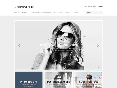 Shop and Buy e-Commerce Theme e commerce gavick shop theme store theme theme wordpress wp theme