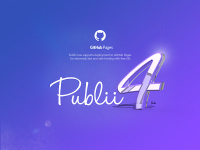 Publii Beta 4 Illustration