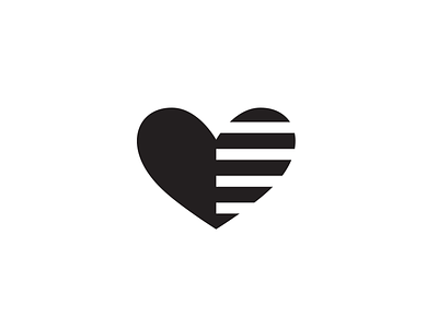 Minne Films heart logo stripes