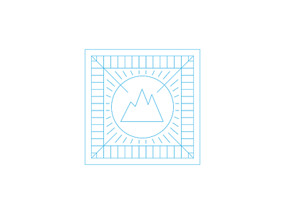 Nativo Alt branding logo mountains pattern