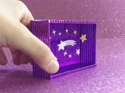 ✨ starry bright craft crafts glitter handmade paper papercraft
