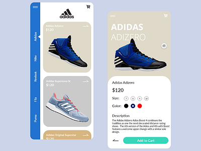 Shoes Market App adobexd app branding illustration minimal mockup type ui ux website