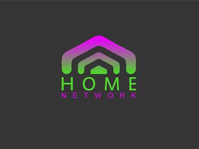 home network branding logodesigner networklogo vector