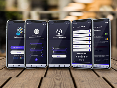 Mobile App Ui Design And Free Mocup Downloads