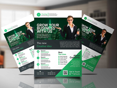 Business Flyer Design branding business card business card design business card template business flyer business flyer design design flyer illustration ui