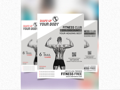 Gym Flyer Design branding business card business card design business card mockup business card template business flyer business flyer design card design flyer gym flyer design gym flyer design