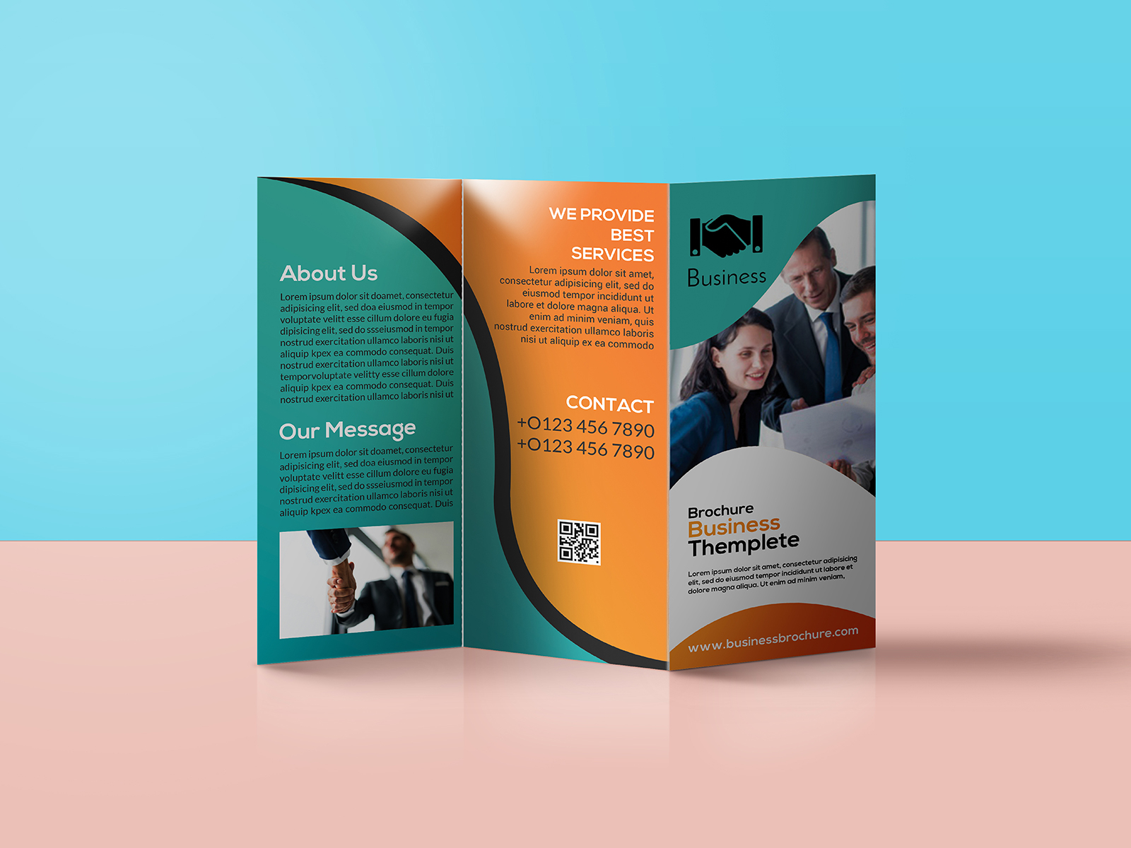 Tri fold Business brochure Design by Saied Afride on Dribbble