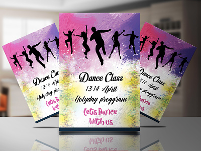 Dance Class Flyer Design branding business card design business card mockup business card template business flyer business flyer design card design flyer gym flyer design illustration