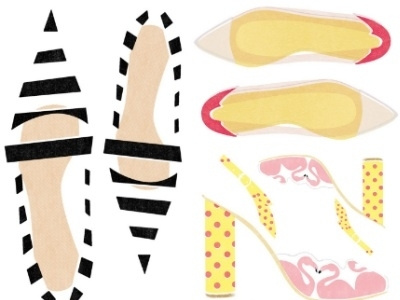 Shoes Ahoy! fashion illustration shoes