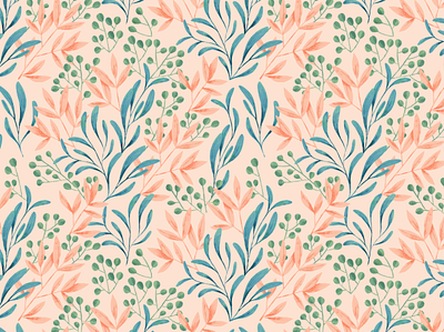 Spring Garden Floral Pattern color fabric pattern floral floral pattern flowers illustration illustrators leaves nature nature illustration patterns photoshop pink plants repeat pattern surface design surface pattern technical repeat women in illustration
