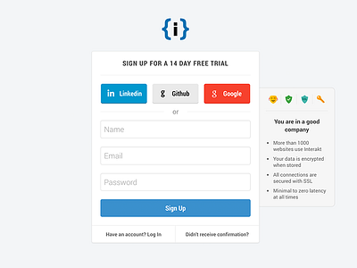 Signup - Interakt.co form ui interakt signup ui