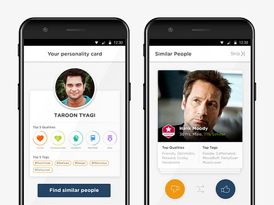 Personality App - You & Similar