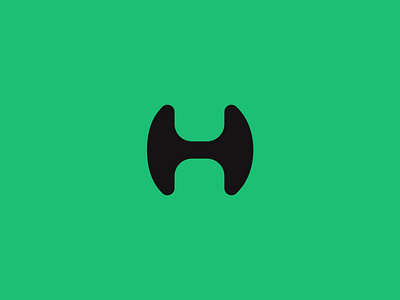 H letter logo for motor company