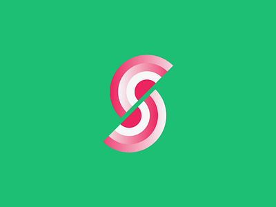 S letter abstract logo