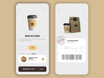 Coffee Ordering App app cafe coffee coffeshop delivery drink figma food order ui ux