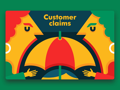 Customer Claims basic business character characterdesign claims client color customer funny illustration illustrator marketing simple vector