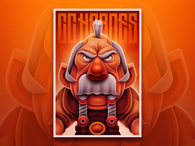 The Dwarf character characterdesign dwarf fantasy game gamification illustration photoshop portrait poster rpg