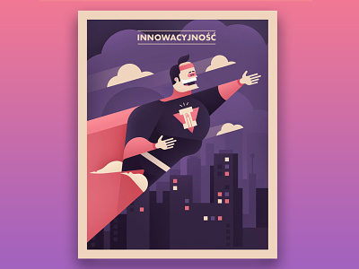 Innovation basic business character characterdesign color funny game gamification hero illustration illustrator innovation marketing photoshop poster simple superhero value vector