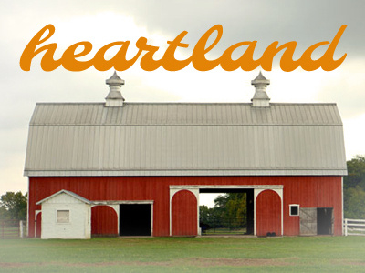 Heartland barn design farm landscape midwest photography typography yanti