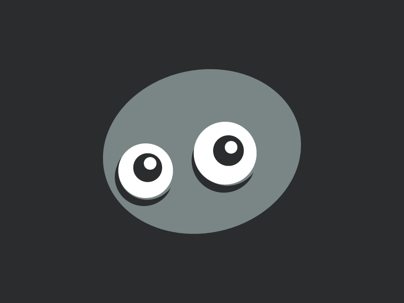 Simple face animated animation cartoon character expression face