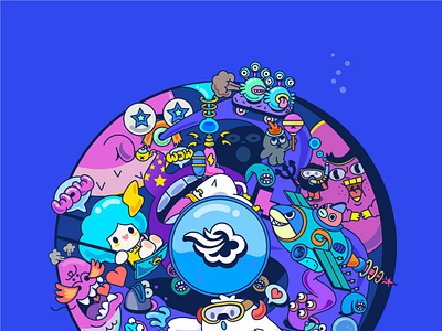 Sea amusement park by YegouFugui for CoCo on Dribbble
