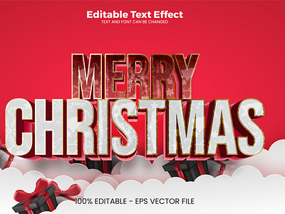 Merry Christmas Text Effect