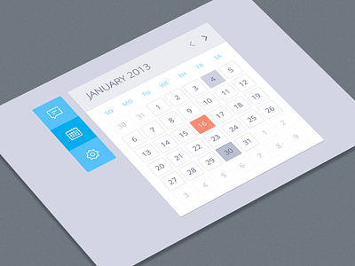 Calendar blue calendar chat date freebie icons left bar left nav pakistan settings ui buttons ui design