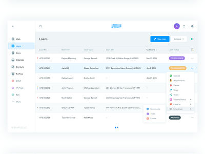 Loans Page by Abdul Rehman on Dribbble