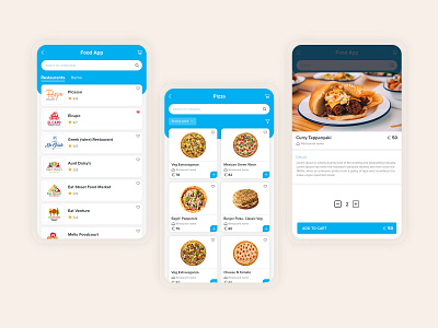 Food Delivery Service Mobile App app typography ui ux web