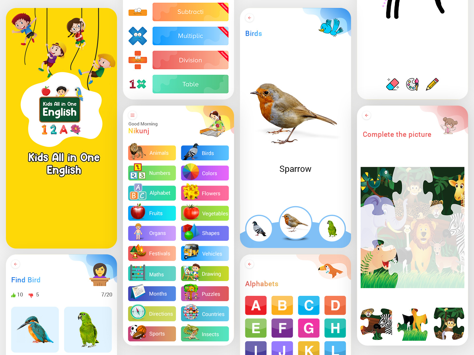 Kids Learning App Ui by NexusLink Services on Dribbble