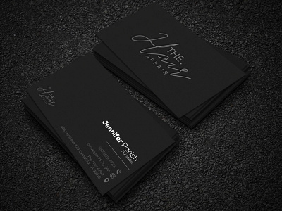 Black business card black branding business business card casual dark dark grey design elegant formal horizontal modern personal print ready professional sleek stylish web