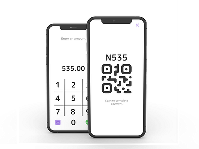 QR code payment minmalist