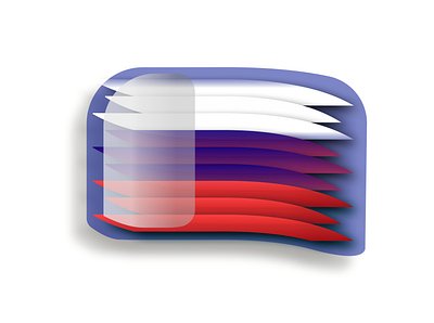 Flag of Russia 3d blue blue and white design flag flags red russia vexillology