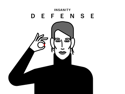 Insanity Defense illustraion illustration illustration art illustration digital illustrations illustrator minimalist retro seattle simple