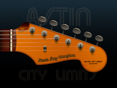 Stevie Ray Vaughan - Austin City Limits austincitylimits fender illustraion illustration illustration art illustration digital illustrations seattle stevierayvauhan stratocaster