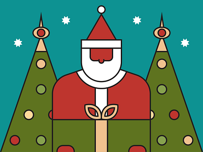 Minimalist Santa