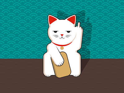 Bad Luck Cat illustraion illustration illustration art illustration digital illustrations minimalist seattle