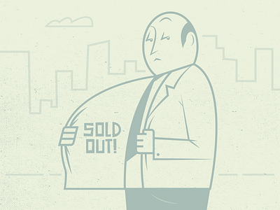 Sold Out! illustraion illustration illustration art illustration digital illustrations minimalist seattle