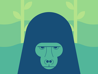 Mr. Gorilla illustraion illustration illustration art illustration digital illustrations minimalist seattle