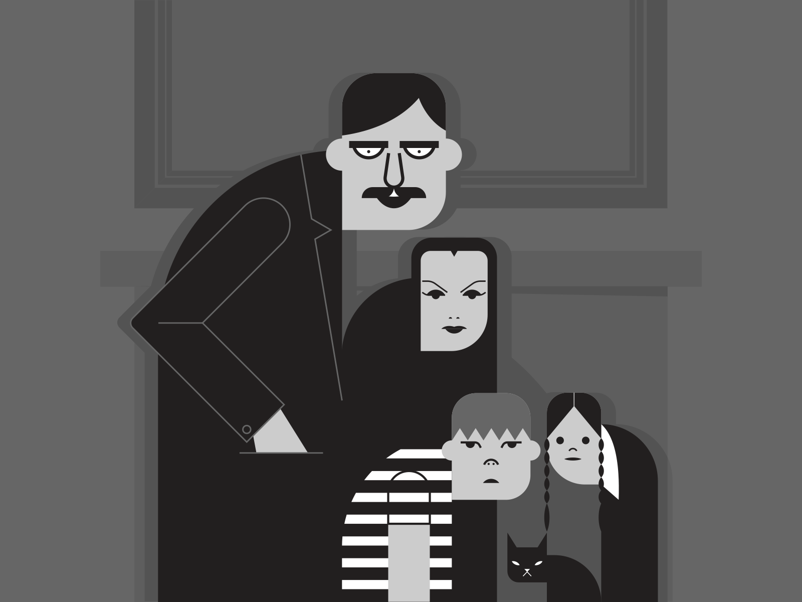 The Addams Family By Rick Hines On Dribbble