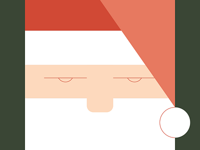 Square Santa christmas illustraion illustration illustration art illustration digital illustrations minimalist santa seattle