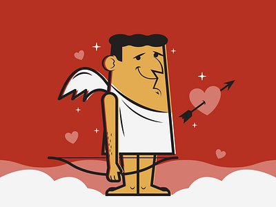 Cupid cupid illustraion illustration illustration art illustration digital illustrations minimalist seattle valentinesday