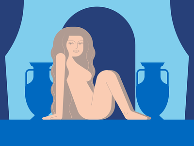 Aphrodite aphrodite godess greek greekgods illustraion illustration illustration art illustration digital illustrations minimalist seattle