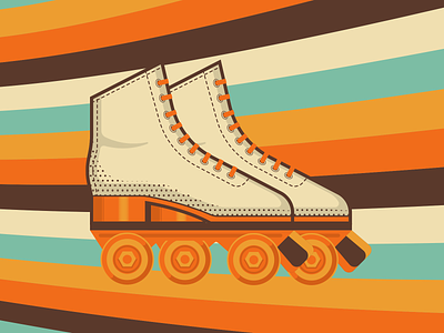 Skates illustration illustration art illustration digital illustrations roller skates seattle skates