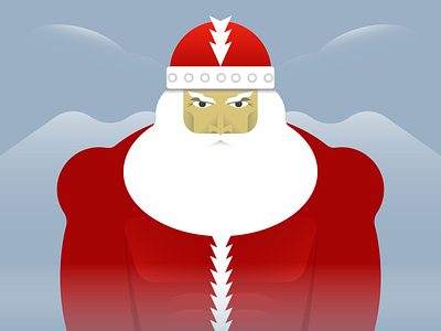 Naughty Santa christmas illustraion illustration illustration art illustration digital illustrations seattle