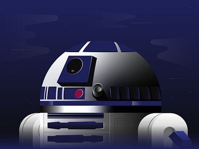 R2D2 illustraion illustration illustration art illustration digital illustrations seattle