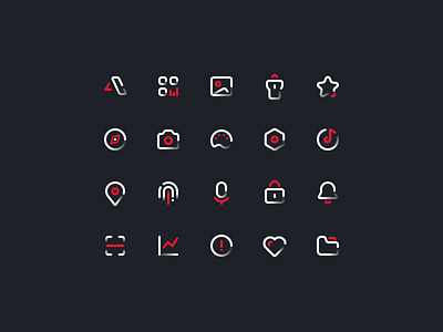 Line icons 4x app design icon icon design nba ui
