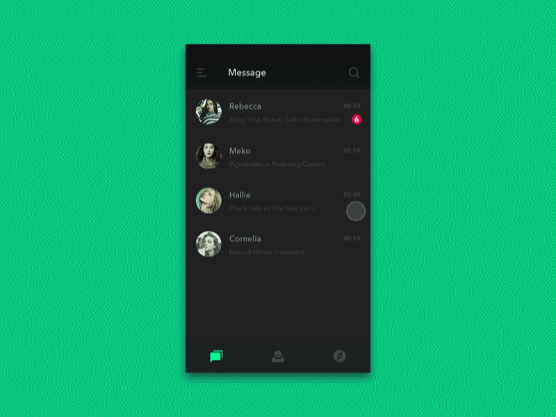 Social app design & animation